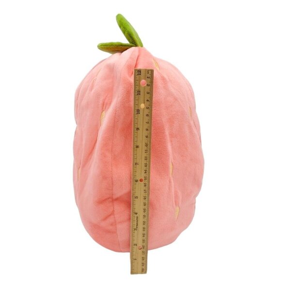 Bunny Stuffed Animal Strawberry Reversible Cuddle Bunny Plush Doll w/ Zipper 13" - Picture 6 of 8